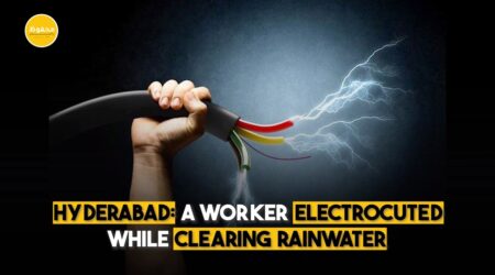 Hyderabad: A young sanitary worker was electrocuted while clearing rainwater